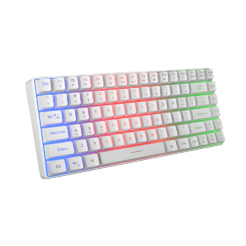 2.4G 84 Keys RGB Illumination Membrane Keyboard Wireless Dual-Mode Keyboard Model KG84-W