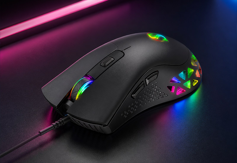 6-Keys-Side-Hollow-Bottom-Transparent-RGB-Wired-Gaming-Mouse-12800DPI-Programmable-Mouse-G36-Technical-Introduction