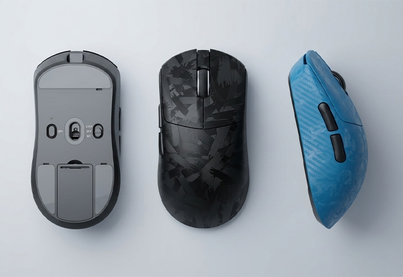 62g±3g Carbon Fiber Ultra-Light Tri-Mode Gaming Mouse PAW3395 8KHz 26000DPI Dual Battery Model G27 Description