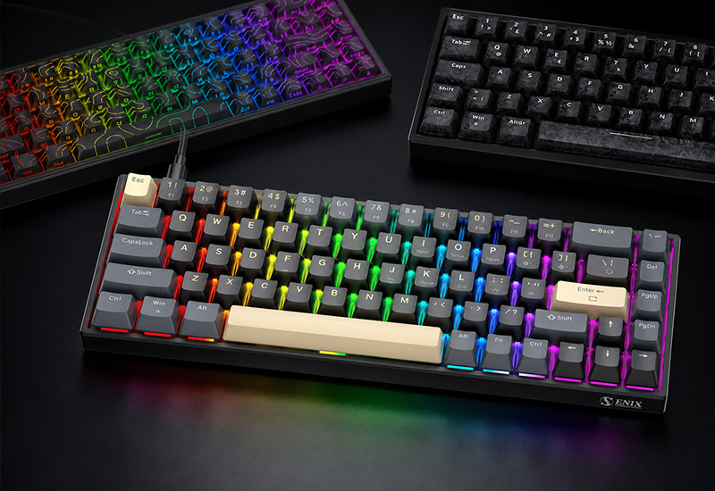 68 Keys Optional Outemu Magnetic Switch Mechanical Keyboard RGB Backlit Detachable Type-C Wired Gaming Keyboard Model VL68 Description