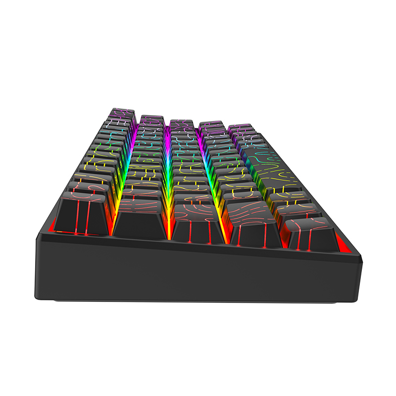 68 Keys Optional Outemu Magnetic Switch Mechanical Keyboard RGB Backlit Detachable Type-C Wired Gaming Keyboard Model VL68