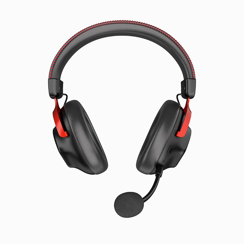 Tri-Mode 2.4G+Bluetooth+Wired Gaming Headset 53mm Large Driver JL7018 Chip Detachable Foldable Mic RGB Magnetic Earcup Headphone Model L3