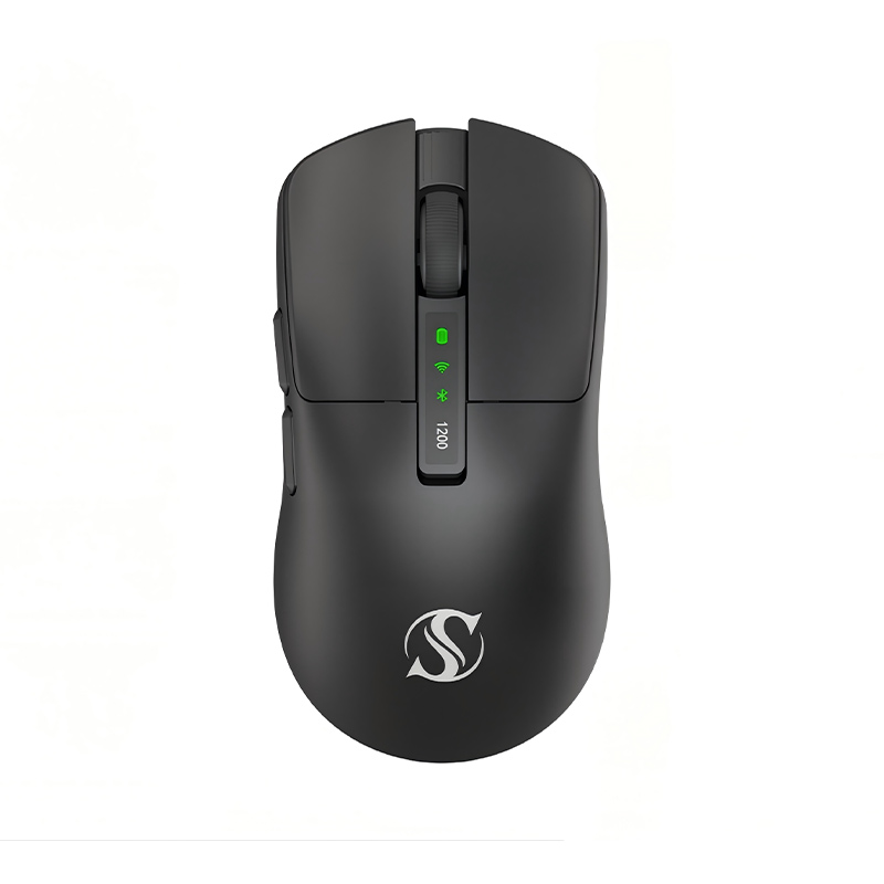 Lightweight Tri-Mode Gaming Mouse Real-Time Display 6 Programmable Keys 500mAh Model M92