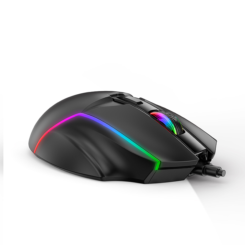 81g Adjustable Weight 6 Keys Side RGB Wired Gaming Mouse 12800DPI Esports Mouse Model G39